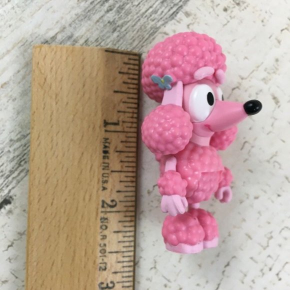 Bluey COCO Pink Poodle Poseable Dog Replacement 2.5" Figure Toy Friend - Picture 9 of 9